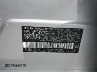 2007 Lexus LS 460 с VIN JTHBL46F575029007, выставлен на аукционе Copart как лот 57811295 с пробегом 117 619 миль миль и Списание • Salvage title. История ставок и продаж доступна на DreamBid. Изображение 12.
