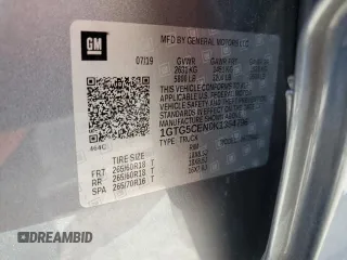 2019 GMC Canyon 2WD SLE with VIN 1GTG5CEN0K1354796, listed as a Copart auction lot 48910724 with 73,453 mi miles and Salvage Title. Bid and sale history available at carsss.com. Image 13.