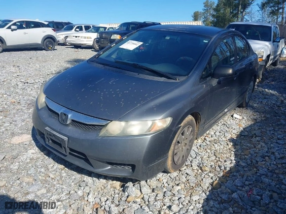 2010 Honda Civic Sdn DX-VP with VIN 19XFA1F33AE069806, listed as a IAAI auction lot 41770002 with 288,719 mi miles. Bid and sale history available at carsss.com. Image 2.