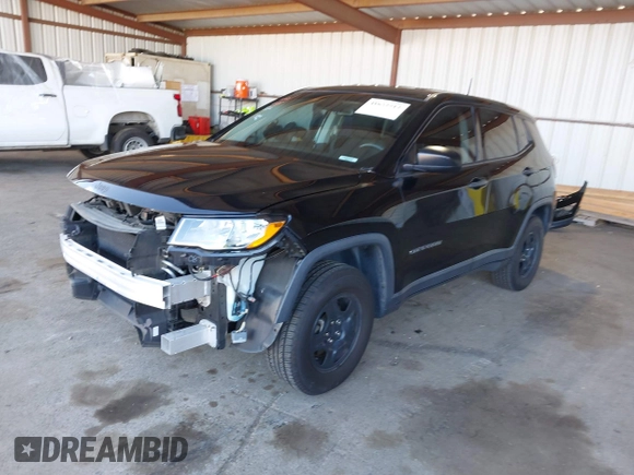 2017 Jeep Compass Sport z VIN 3C4NJDABXHT665044, wystawiony jako IAAI lot #41652512 z przebiegiem 56 423 mil mil oraz . Historia ofert i sprzedaży dostępna na DreamBid. Obrazek 18.