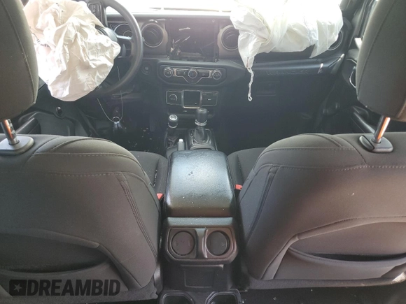 2019 Jeep Wrangler Unlimited Sport S with VIN 1C4HJXDG0KW509912, listed as a Copart auction lot 57597645 with Not provided miles and Salvage title. Bid and sale history available at DreamBid. Image 8.