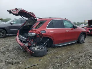 2022 Mercedes-Benz GLE 350 with VIN 4JGFB4KB3NA702157, listed as a Copart auction lot 56496935 with 49,315 mi miles and Salvage title. Bid and sale history available at DreamBid. Image 3.