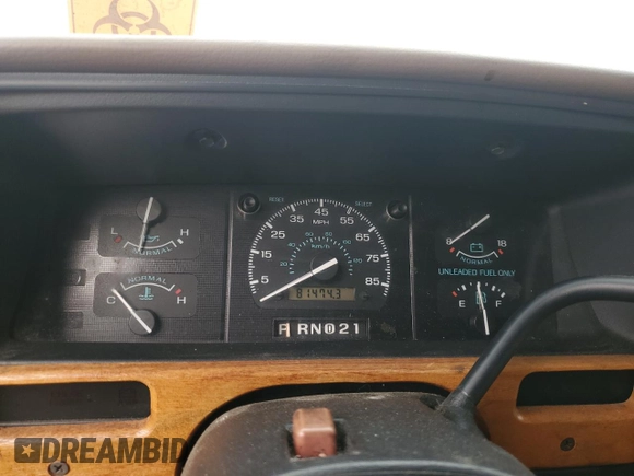 1995 Ford Econoline Cargo with VIN 1FDEE14N8SHA52902, listed as a Copart auction lot 44407505 with 81,474 mi miles and Salvage Title. Bid and sale history available at carsss.com. Image 9.