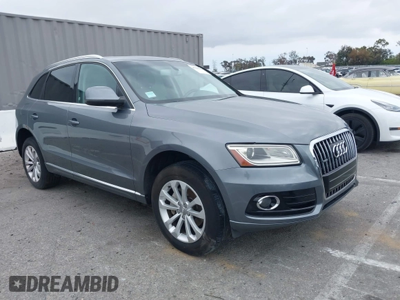 2013 Audi Q5 Premium Plus with VIN WA1LFAFP2DA058160, listed as a IAAI auction lot 42120166 with 111,015 mi miles. Bid and sale history available at carsss.com. Image 1.
