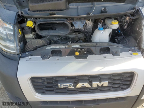 2019 Ram ProMaster Cargo Van with VIN 3C6URVJG8KE555280, listed as a Copart auction lot 53604735 with 65,302 mi miles and Clean Title. Bid and sale history available at carsss.com. Image 12.