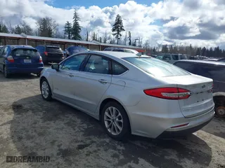2019 Ford Fusion Hybrid SE with VIN 3FA6P0LU8KR235274, listed as a IAAI auction lot 41815405 with 49,850 mi miles. Bid and sale history available at carsss.com. Image 3.