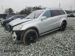2011 Mercedes-Benz GL-Class GL 550 with VIN 4JGBF8GE3BA736981, listed as a Copart auction lot 43989995 with 112,074 mi miles and Salvage Title. Bid and sale history available at carsss.com. Image 1.