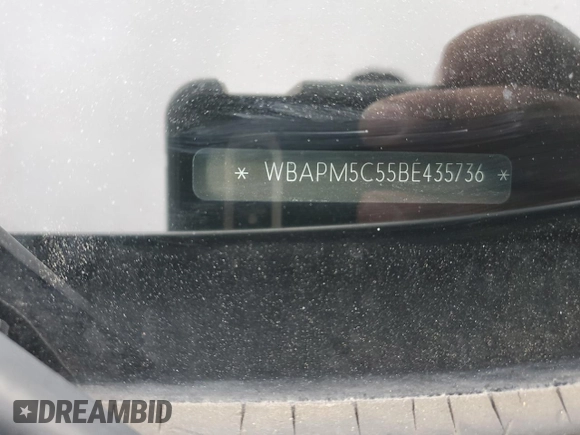 2011 BMW 3 Series 335i with VIN WBAPM5C55BE435736, listed as a Copart auction lot 49439375 with 113,270 mi miles and Salvage Title. Bid and sale history available at carsss.com. Image 14.
