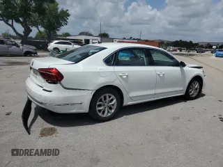 2017 Volkswagen Passat S with VIN 1VWAT7A3XHC070156, listed as a Copart auction lot 59596505 with 202,446 mi miles and Salvage title. Bid and sale history available at DreamBid. Image 3.