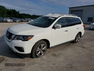 2020 Nissan Pathfinder SL with VIN 5N1DR2CN6LC595638, listed as a Copart auction lot 56732585 with 119,566 mi miles and Salvage title. Bid and sale history available at DreamBid. Image 1.