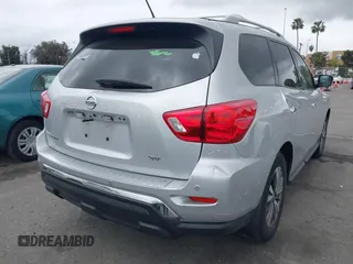 2018 Nissan Pathfinder SL with VIN 5N1DR2MN3JC674373, listed as a IAAI auction lot 41699281 with 56,254 mi miles. Bid and sale history available at carsss.com. Image 4.
