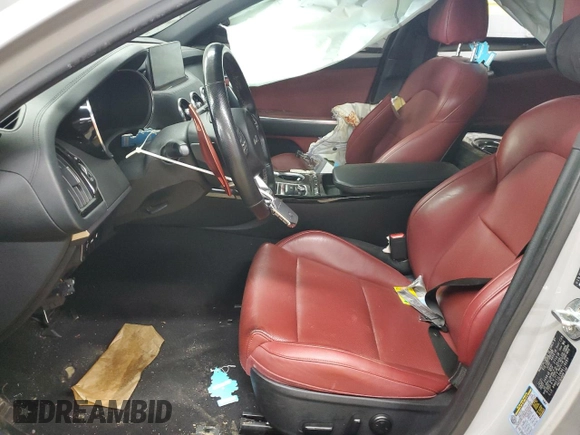 2022 Kia Stinger GT-Line with VIN KNAE35LD6N6118287, listed as a Copart auction lot 51643355 with Not Provided miles and Clean Title. Bid and sale history available at DreamBid. Image 7.