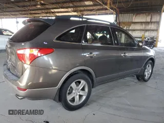 2009 Hyundai Veracruz GLS with VIN KM8NU13CX9U082813, listed as a Copart auction lot 49633575 with 183,370 mi miles and Salvage title. Bid and sale history available at DreamBid. Image 3.