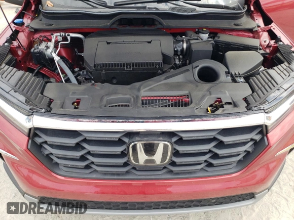2023 Honda Pilot EX-L with VIN 5FNYG1H59PB020537, listed as a Copart auction lot 55279445 with 13,253 mi miles and Salvage title. Bid and sale history available at DreamBid. Image 12.
