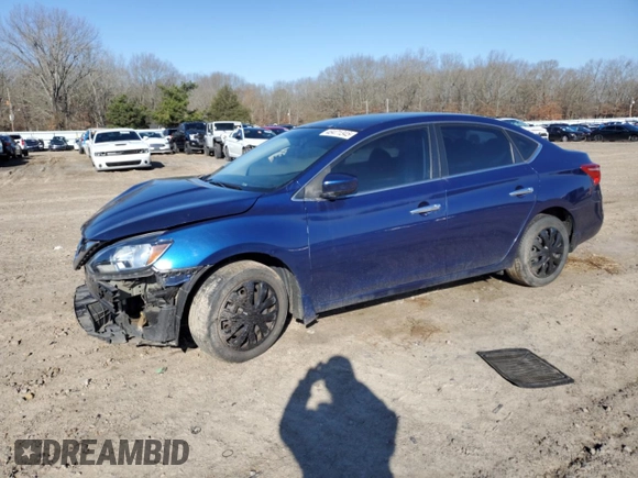 2016 Nissan Sentra S with VIN 3N1AB7AP1GY215635, listed as a Copart auction lot 48471345 with 141,569 mi miles and Clean Title. Bid and sale history available at carsss.com. Image 1.