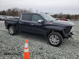 2024 Chevrolet Silverado 1500 LTZ with VIN 2GCUDGED8R1143919, listed as a Copart auction lot 89385915 with 19,171 mi miles and Salvage Title. Bid and sale history available at DreamBid. Image 4.