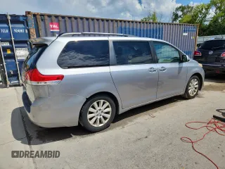 2011 Toyota Sienna XLE AAS with VIN 5TDYK3DC6BS024449, listed as a Copart auction lot 62478785 with 215,477 mi miles and Non repairable. Bid and sale history available at DreamBid. Image 3.