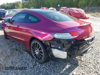 2018 Mercedes-Benz C with VIN WDDWJ4JB8JF695704, listed as a IAAI auction lot 41991929 with 35,573 mi miles. Bid and sale history available at carsss.com. Image 3.