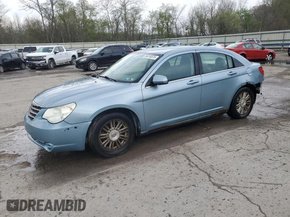 2009 Chrysler Sebring Touring *Ltd Avail* with VIN 1C3LC56D99N544979, listed as a Copart auction lot 54410575 with 130,455 mi miles and Salvage Title. Bid and sale history available at carsss.com. Image 1.