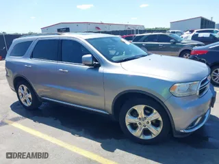 2014 Dodge Durango Limited with VIN 1C4RDHDG0EC281689, listed as a IAAI auction lot 41981255 with 153,772 mi miles. Bid and sale history available at carsss.com. Image 1.