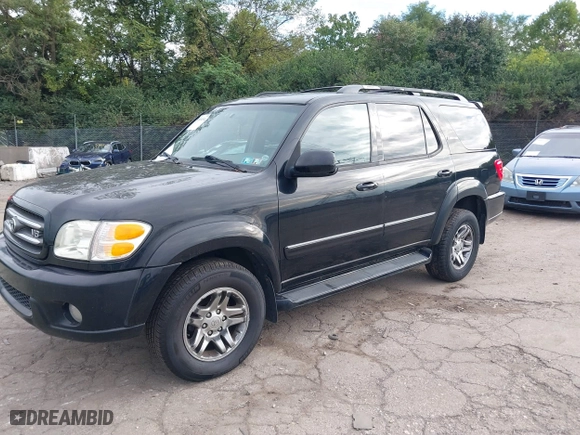 2003 Toyota Sequoia Limited with VIN 5TDBT48A83S167986, listed as a IAAI auction lot 40484514 with 196,305 mi miles. Bid and sale history available at carsss.com. Image 2.