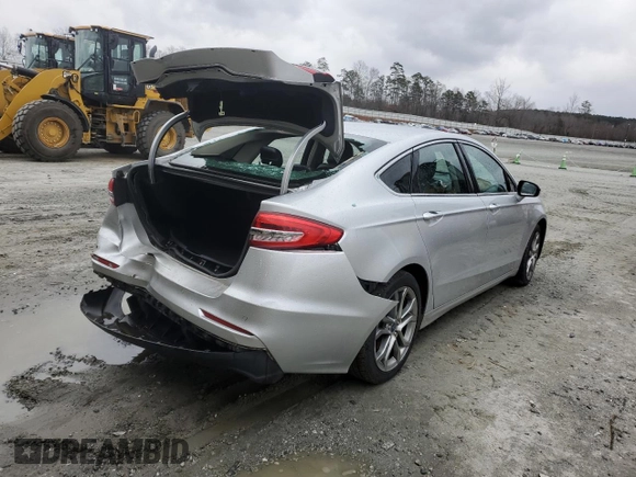 2019 Ford Fusion SEL with VIN 3FA6P0CD7KR139488, listed as a Copart auction lot 44620805 with 98,038 mi miles and Salvage Title. Bid and sale history available at carsss.com. Image 3.