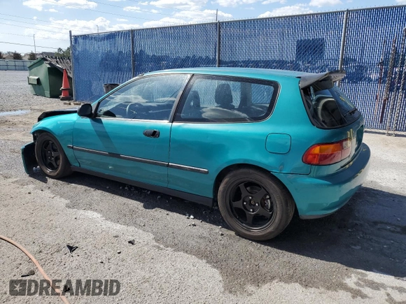 1993 Honda Civic z VIN 2HGEH2364PH525872, wystawiony jako Copart lot #55438535 z przebiegiem 168 040 mil mil oraz Szkoda całkowita • Salvage title. Historia ofert i sprzedaży dostępna na DreamBid. Obrazek 2.