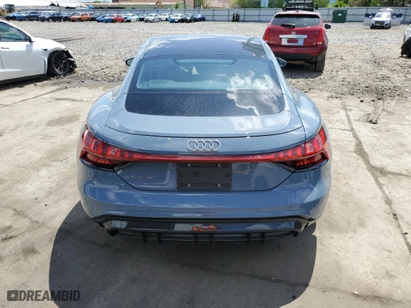 2023 Audi e-tron GT Premium Plus with VIN WAUFJBFW2P7003754, listed as a Copart auction lot 53279094 with NaN miles. Bid and sale history available at carsss.com. Image 6.