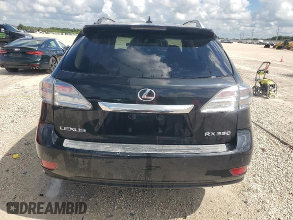 2010 Lexus RX 350 with VIN 2T2BK1BA4AC057366, listed as a Copart auction lot 68833504 with 245,016 mi miles and Salvage Title. Bid and sale history available at carsss.com. Image 6.
