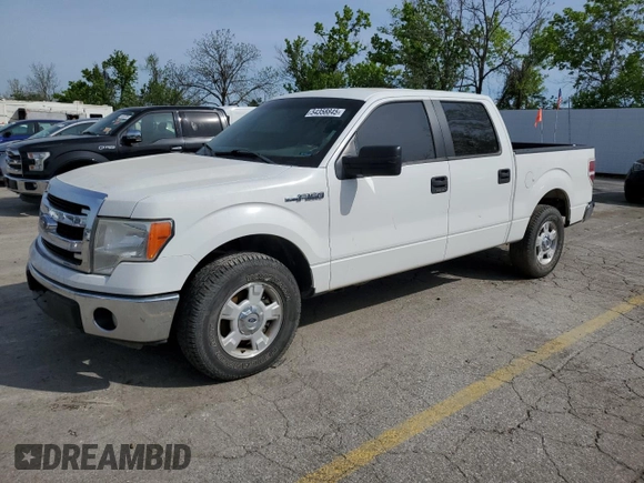 2013 Ford F-150 XL with VIN 1FTFW1CF1DKF67729, listed as a Copart auction lot 54358845 with 182,375 mi miles and Clean Title. Bid and sale history available at carsss.com. Image 1.