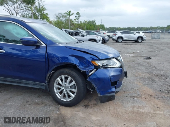 2017 Nissan Rogue SL with VIN 5N1AT2MV9HC874091, listed as a IAAI auction lot 41918485 with 142,185 mi miles. Bid and sale history available at carsss.com. Image 6.
