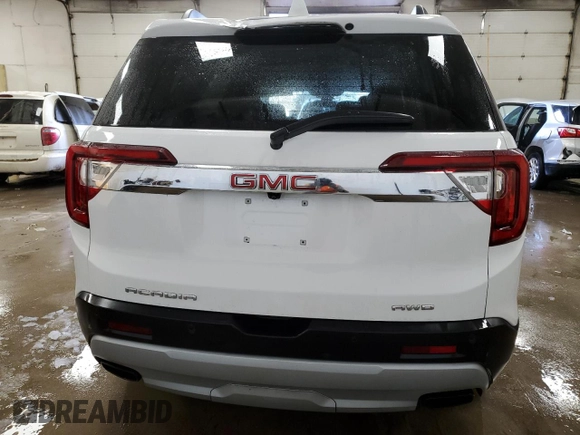 2021 GMC Acadia SLE with VIN 1GKKNRL43MZ160876, listed as a Copart auction lot 88781795 with 32,915 mi miles and Salvage Title. Bid and sale history available at carsss.com. Image 6.