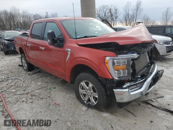 2023 Ford F-150 XL with VIN 1FTFW1E81PKD04451, listed as a Copart auction lot 47299695 with 0 mi miles and Salvage Title. Bid and sale history available at carsss.com. Image 4.