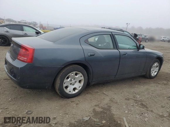 2007 Dodge Charger with VIN 2B3KA43R57H815521, listed as a Copart auction lot 51058355 with Not Provided miles and Clean Title. Bid and sale history available at carsss.com. Image 3.