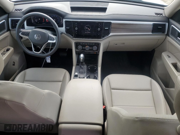 2021 Volkswagen Atlas SEL with VIN 1V2BR2CAXMC562859, listed as a Copart auction lot 60816645 with 72,410 mi miles and Salvage title. Bid and sale history available at DreamBid. Image 8.