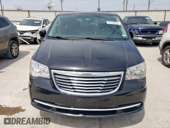 2016 Chrysler Town & Country Touring with VIN 2C4RC1BG2GR212865, listed as a Copart auction lot 53139205 with 215,293 mi miles and Salvage Title. Bid and sale history available at carsss.com. Image 5.