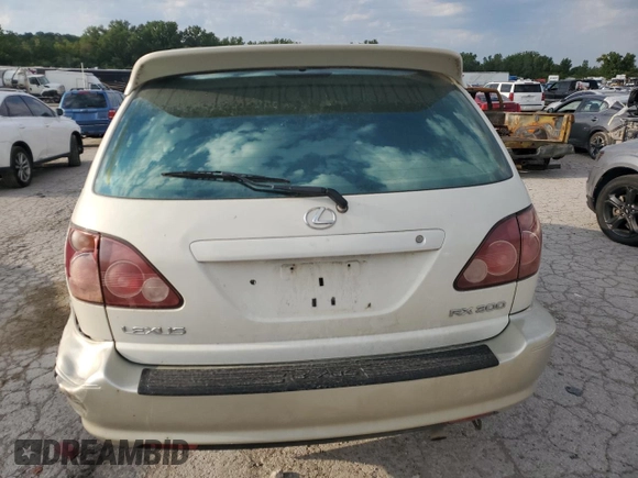 2000 Lexus RX 300 with VIN JT6HF10U9Y0138004, listed as a Copart auction lot 69273974 with 0 mi miles and Salvage Title. Bid and sale history available at carsss.com. Image 6.