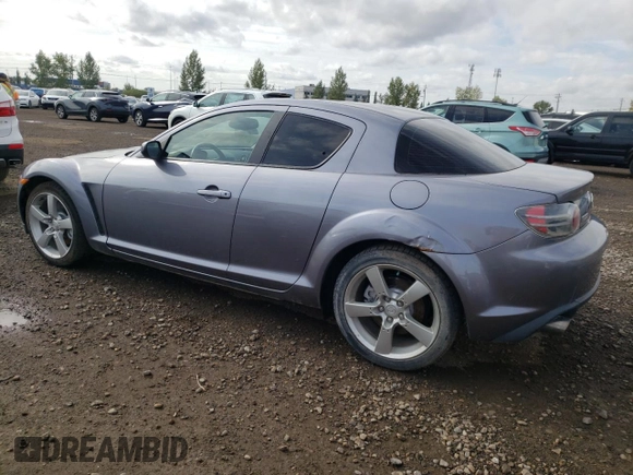 2005 Mazda RX-8 with VIN JM1FE173050145886, listed as a Copart auction lot 71110404 with 66,894 mi miles and Salvage Title. Bid and sale history available at carsss.com. Image 2.