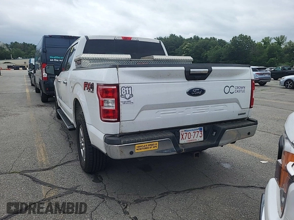 2018 Ford F-150 XL with VIN 1FTEW1EP1JKE55493, listed as a IAAI auction lot 42666714 with 104,452 mi miles and . Bid and sale history available at DreamBid. Image 13.