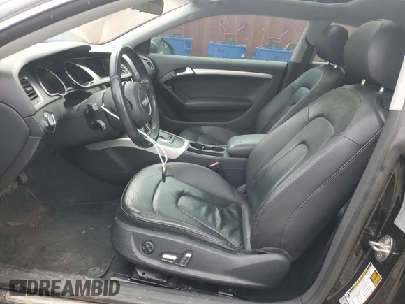 2015 Audi A5 Premium with VIN WAUCFAFR1FA033094, listed as a Copart auction lot 52738125 with 82,312 mi miles and Salvage Title. Bid and sale history available at carsss.com. Image 7.