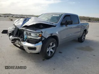 2019 Ram 1500 Laramie z VIN 1C6SRFJT1KN504967, wystawiony jako Copart lot #53533665 z przebiegiem 59 523 mil mil oraz Szkoda całkowita • Salvage title. Historia ofert i sprzedaży dostępna na DreamBid. Obrazek 1.