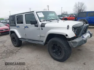2008 Jeep Wrangler Unlimited Sahara with VIN 1J4GA59138L505460, listed as a IAAI auction lot 41846611 with 116,658 mi miles and . Bid and sale history available at DreamBid. Image 1.