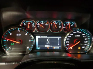 2015 Chevrolet Silverado 1500 LTZ with VIN 3GCUKSEC7FG382008, listed as a Copart auction lot 66865054 with 223,451 mi miles and Salvage Title. Bid and sale history available at carsss.com. Image 9.
