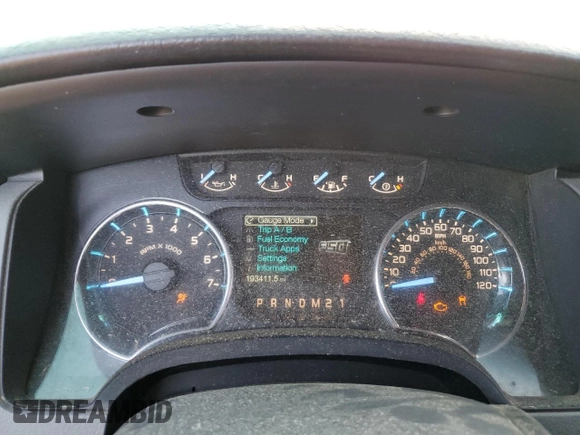 2012 Ford F-150 XL with VIN 1FTFW1ET9CFA37650, listed as a Copart auction lot 63564765 with 193,411 mi miles and Clean title. Bid and sale history available at DreamBid. Image 9.