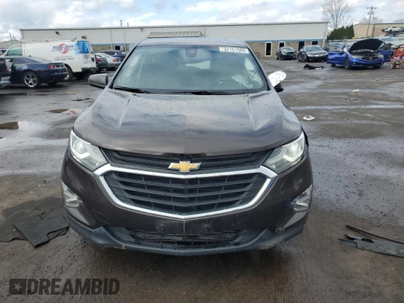 2020 Chevrolet Equinox LT with VIN 2GNAXUEV8L6231260, listed as a Copart auction lot 52151585 with 39,613 mi miles and Salvage Title. Bid and sale history available at DreamBid. Image 5.