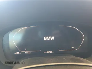 2020 BMW 5 Series 530e with VIN WBAJA9C01LCD69759, listed as a Copart auction lot 58271025 with 56,732 mi miles and Salvage title. Bid and sale history available at DreamBid. Image 9.