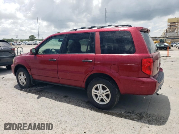 2005 Honda Pilot EX-L z VIN 5FNYF18505B001357, wystawiony jako Copart lot #60452865 z przebiegiem 189 862 mil mil oraz Szkoda całkowita • Salvage title. Historia ofert i sprzedaży dostępna na DreamBid. Obrazek 2.