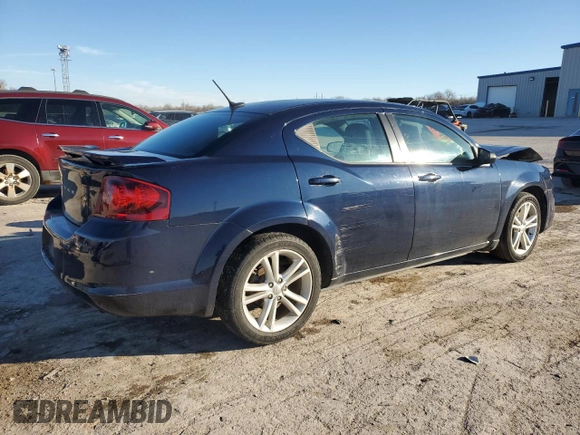 2014 Dodge Avenger SE with VIN 1C3CDZAB0EN201739, listed as a Copart auction lot 43484185 with 62,066 mi miles and Salvage Title. Bid and sale history available at carsss.com. Image 3.