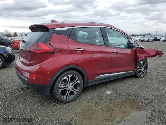 2021 Chevrolet Bolt EV Premier with VIN 1G1FZ6S03M4109964, listed as a Copart auction lot 43561605 with 19,290 mi miles and Salvage Title. Bid and sale history available at carsss.com. Image 3.