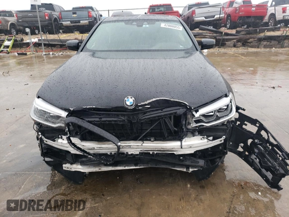 2020 BMW 5 Series 530i with VIN WBAJR3C00LWW78012, listed as a Copart auction lot 42808055 with Not Provided miles and Salvage Title. Bid and sale history available at DreamBid. Image 5.